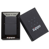 Briquet, Zippo, 218L Reg, noir mat, boîte