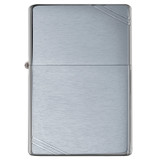 Briquet, Zippo, Vintage, Chrome brossé, boîte