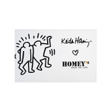 Set de couteaux à steak Keith Haring, 4 pièces, Homey's, boîte