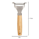 Eplucheur fin, Culinare Naturals, julienne, acier inoxydable/Bambou, blis