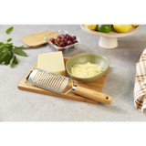 Râpe de cuisine, Culinare Naturals, grossière, acier inoxydable/bambou, blister