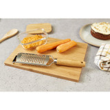 Râpe de cuisine, Culinare Naturals, grossière, acier inoxydable/bambou, blister