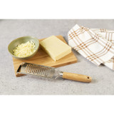 Râpe de cuisine, Culinare Naturals, grossière, acier inoxydable/bambou, blister