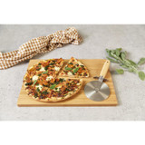 Pizzasnijder, Culinare Naturals, RVS/Bamboe, blister