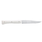 Set de couteaux de table 4 pièces, Opinel, Blanc facette, lisse, coffret