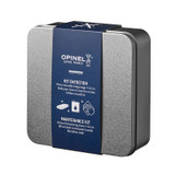 Set de soins 3 pièces, Opinel, boîte en métal Set de soins 3 pièces, Opinel, boîte en métal