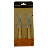 Couteau à pépites, Homey's, droit, légumes, carbone, 2pcs, carte