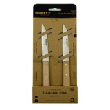 Klompenmesje, Homey's, recht, groente, RVS, 2st, kaart