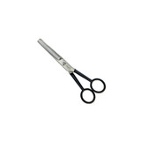 Effileerschaar, Homey's, zwart, dubbel getand, 16cm, doos