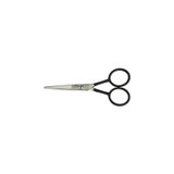 Kappersschaar, Homey's, zwart, microkarteling, 12cm, doos