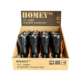 Zaklamp 12x, Homey's, LED, Aluminium, display