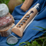 Kurkentrekker-zakmes met opener, N°10,Opinel Gourmets, blister