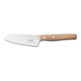 Couteau de cuisine pour enfants, Herder, Hêtre rouge, Acier inoxydable, 11CM, Blister