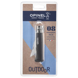 Zakmes N°08 Black, Opinel Colorama, zwart, Blister