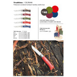 Présentoir de couteaux de poche 30pcs, N°08 Colorama, Opinel, cordon cuir