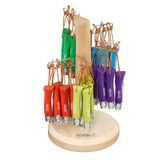 Zakmes display 60st., N°07 Colorama, Opinel, leren koord