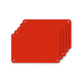 Snijplaat, 5x, Profboard serie 1000, rood, 32,5x53cm