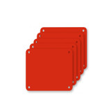 Plaque de coupe, 5x, Profboard series 1000, rouge, 28x28cm