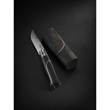 Couteau de poche N°08, Opinel Ellipse, acier inoxydable/ébène, coffret cadeau