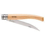 Couteau de poche N°12, Opinel Effilé, acier inoxydable/hêtre, coffret