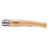 Couteau de poche N°10, Opinel Effilé, acier inoxydable/hêtre, coffret