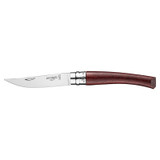Couteau de poche N°08, Opinel Effilé, acier inoxydable/padouk, coffret