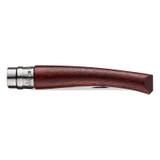 Couteau de poche N°08, Opinel Effilé, acier inoxydable/padouk, coffret
