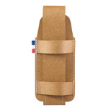 Etui, Opinel, cuir recyclé, marron, Taille L