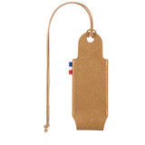 Pochette Fourreau, Opinel, cuir recyclé, Taille S