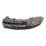 Couteau de poche, Herbertz, Dragon Blue, acier inoxydable/Aluminium, boîte
