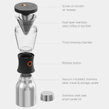 Koffiemaker, Asobu, Cold Brew, 1L, Zwart, Doos Koffiemaker, Asobu, Cold Brew, 1L, Zwart, Doos
