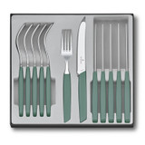 Set de couverts 12 pièces, Victorinox, Swiss Modern, sage, boîte