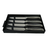 Steakmessenset, Diamant Sabatier, Riyouri, 4-delig, doos Steakmessenset, Diamant Sabatier, Riyouri, 4-delig, doos