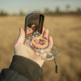 Spiegelkompas, Homey's, Sally, kunststof, doos