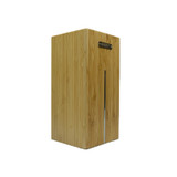 Leeg messenblok, Homey's, PET filament, bamboe, 11x11x23cm