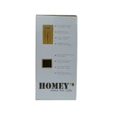 Leeg messenblok, Homey's, PET filament, bamboe, 11x11x23cm