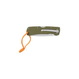 Scie de poche, Homey's, bricolage, Silas, acier inoxydable/G10, vert, boîte