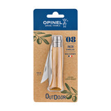 Zakmes N°08 Olive, Opinel Luxury, rvs/olijfhout, blister
