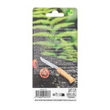 Couteau de poche N°08 Olive, Opinel Luxury, acier inoxydable/bois d'olivier, blister