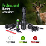Multi-light hunting set, Nextorch, 3-in-1,  18650 Li-lion