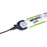 Bracelet LED de sécurité, Nextorch, rechargeable, vert/blanc