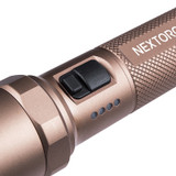 Torche, Nextorch, P80, Marron, LED, 1600 lumens, USB