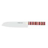 Santokumes, Kyna, RVS, gestreept heft, 18cm, doos
