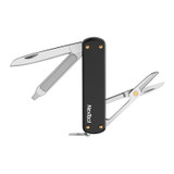 Couteau de poche, Nextool, Mini, 5f, acier inoxydable, noir, boîte