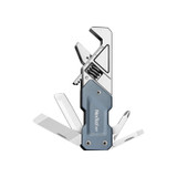 Multitool, Nextool, Clé W1, 6f, acier inoxydable, bleu, boîte
