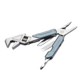 Multitool, Nextool, Wrench W2, 8f, bitkit 10st, blauw, doos