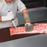 Uitbeenmes, Victorinox, Dual grip, zwart/rood, gebogen, 15cm