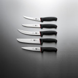 Couteau de chef, Victorinox, Dual grip, noir/rouge, 25cm Couteau de chef, Victorinox, Dual grip, noir/rouge, 25cm