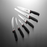 Couteau à éplucher, Victorinox, Dual grip, noir/rouge, 10cm Couteau à éplucher, Victorinox, Dual grip, noir/rouge, 10cm