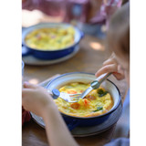 Couverts pour enfants 3 pièces, Opinel, Le Petit Gourmet, bleu, boîte